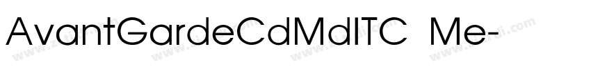AvantGardeCdMdITC Me字体转换